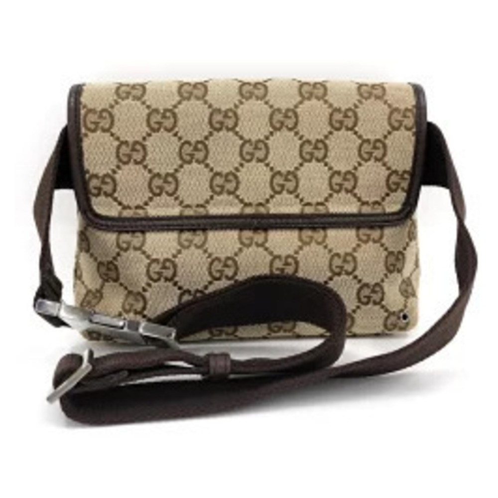 GUCCI waist bag GG canvas leather - Picture 2 of 9